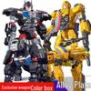 Бамблби Кинг Конг Трансформирующийся Робот Машина - Детская Сплавная Модель Игрушка Подарок
