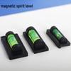 Зеленый магнитный набор спиртовых уровней - Большой, Средний, Маленький | Инструмент для измерения горизонтального пузырька с магнитной фиксацией