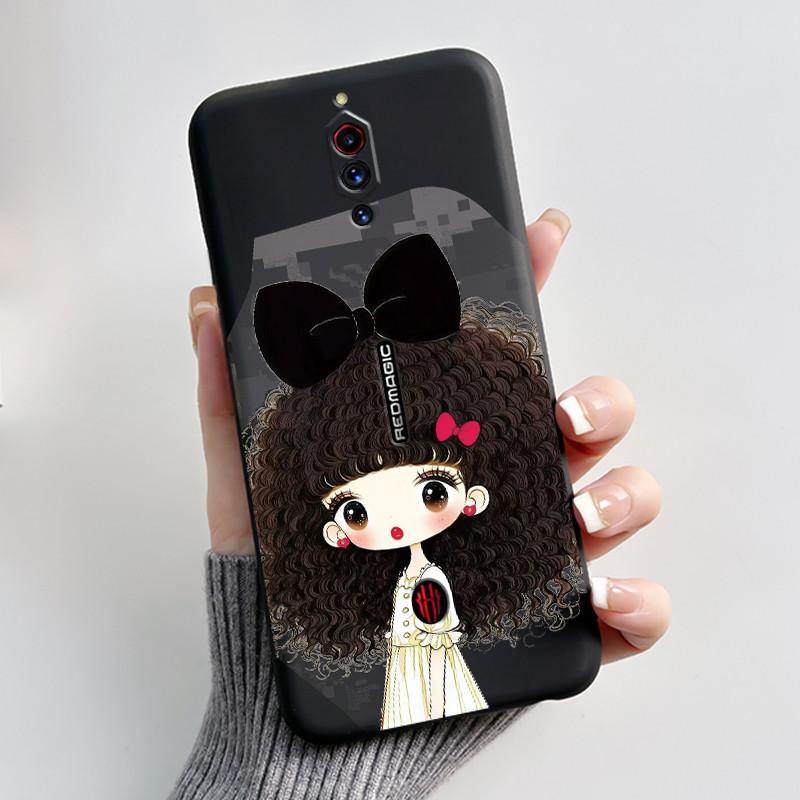 Casing For ZTE Nubia Red Magic 5G 5S RedMagic 5G Black Matte Cover Aesthetic Luxury Cute Cool Boy Girls Shockproof Soft TPU Case