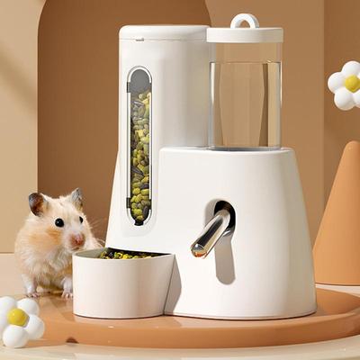 Кормушка для хомяка, автоматический дозатор для мелких животных, бутылка для питьевой воды, миски с контейнером для еды для морских свинок и крыс