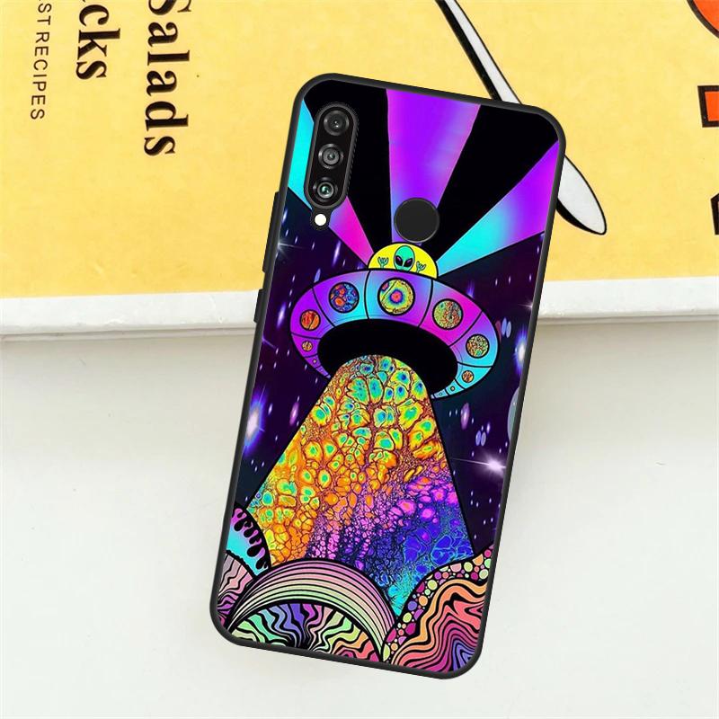 Эстетика Мультяшный Инопланетянин Космос Для Huawei Nova 9 10 SE 7i 8i 11i 12i 12s Y73 Y72 Y61 Y91 Y90 Y70 P30 P40 Lite Y60 Pro Чехол