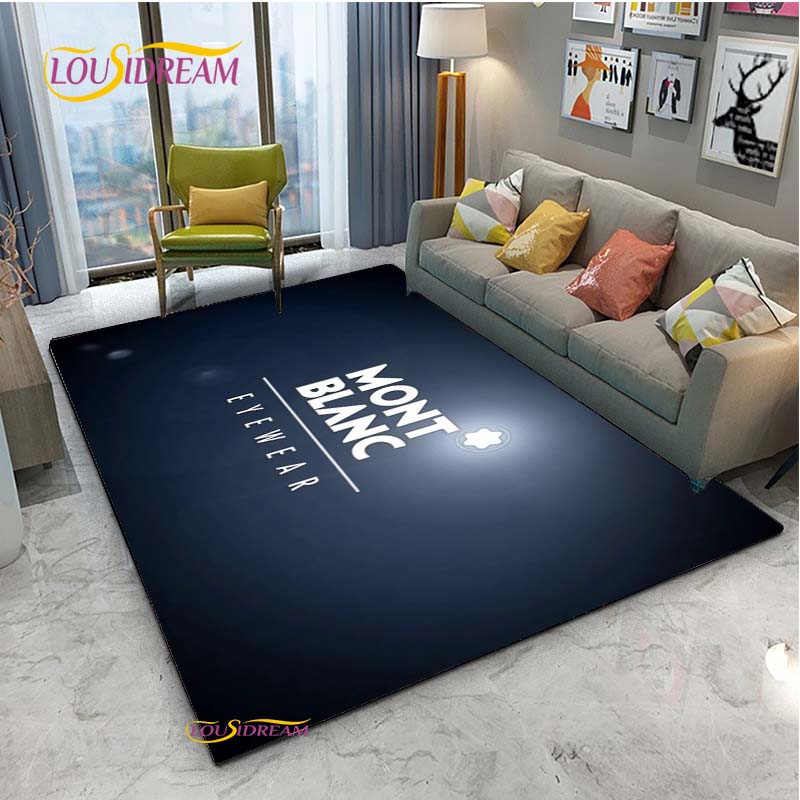 Fashion PEN-M-MONT-B-BLANC NonSlip Rug for Living Room,Bedroom,Playroom,Kitchen,Door Prayer Floor Mat Decor Rug Gift Alfombra