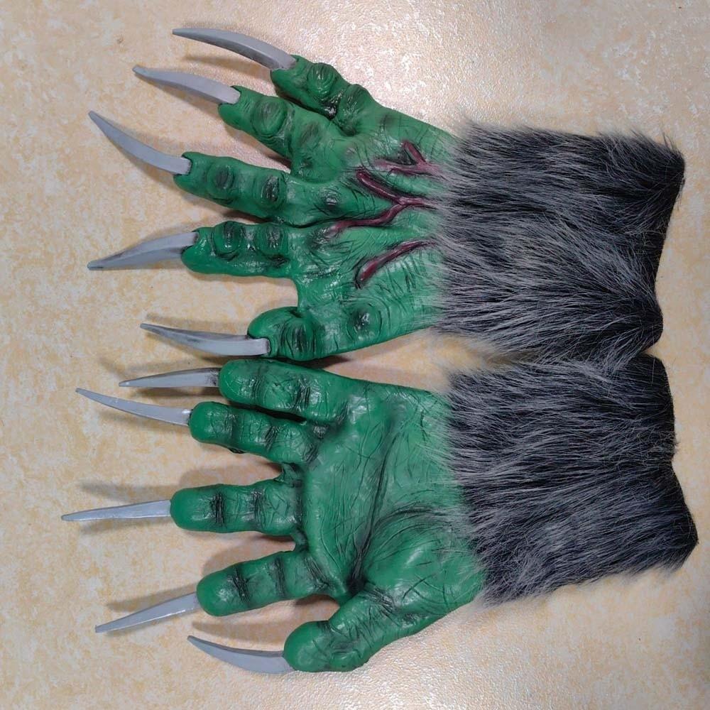 Creepy Beast Claws Realistic Cosplay Mittens Party Props Halloween Gloves Masquerade