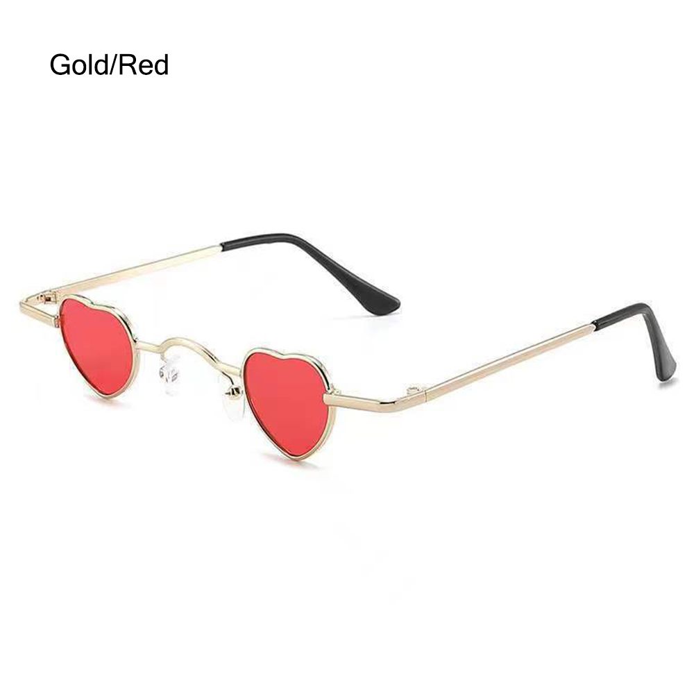 Retro Candy Color Punk Hip Hop Heart-Shaped Sunglasses Ultra-small Sun Glasses Shades