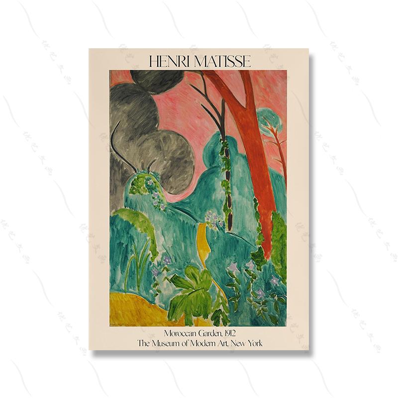 Матисс Плакат Печать Настенная Художественная Выставка Галерея Живопись Домашний Декор Ретро Абстракция Элегантная Картина Маслом Комната Девушка Смешной Холст