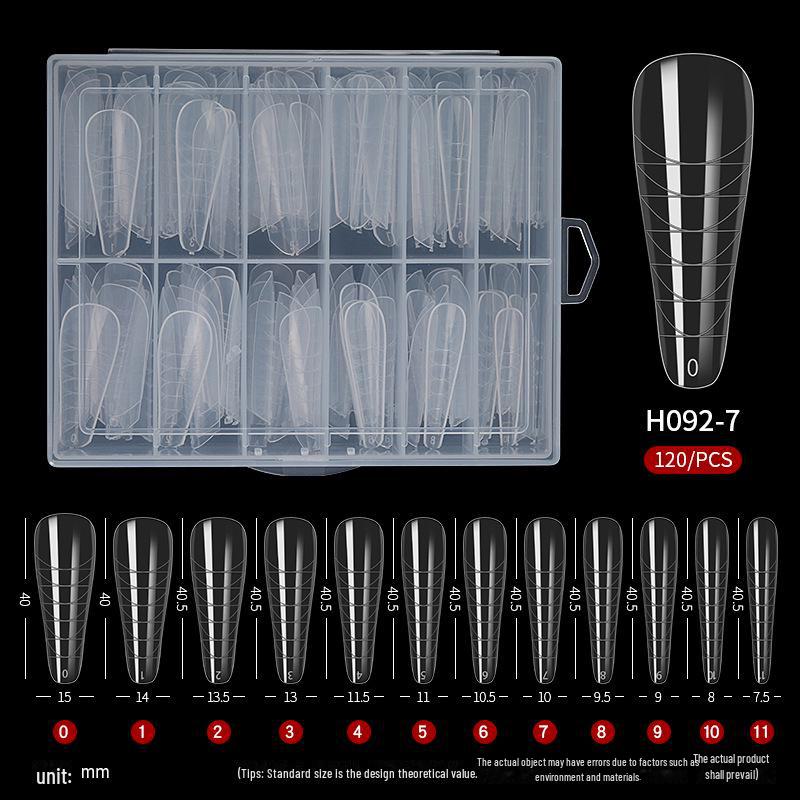 Набор для наращивания ногтей многоразового использования из 120 предметов: Клей, формы и хрустальные гвозди