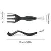 1Pcs Comb Hair Brush Plastic Handle Cleaning Brush Double Head Claw Cleaner Hair Removal Embedded Beauty Cleaning Accessories