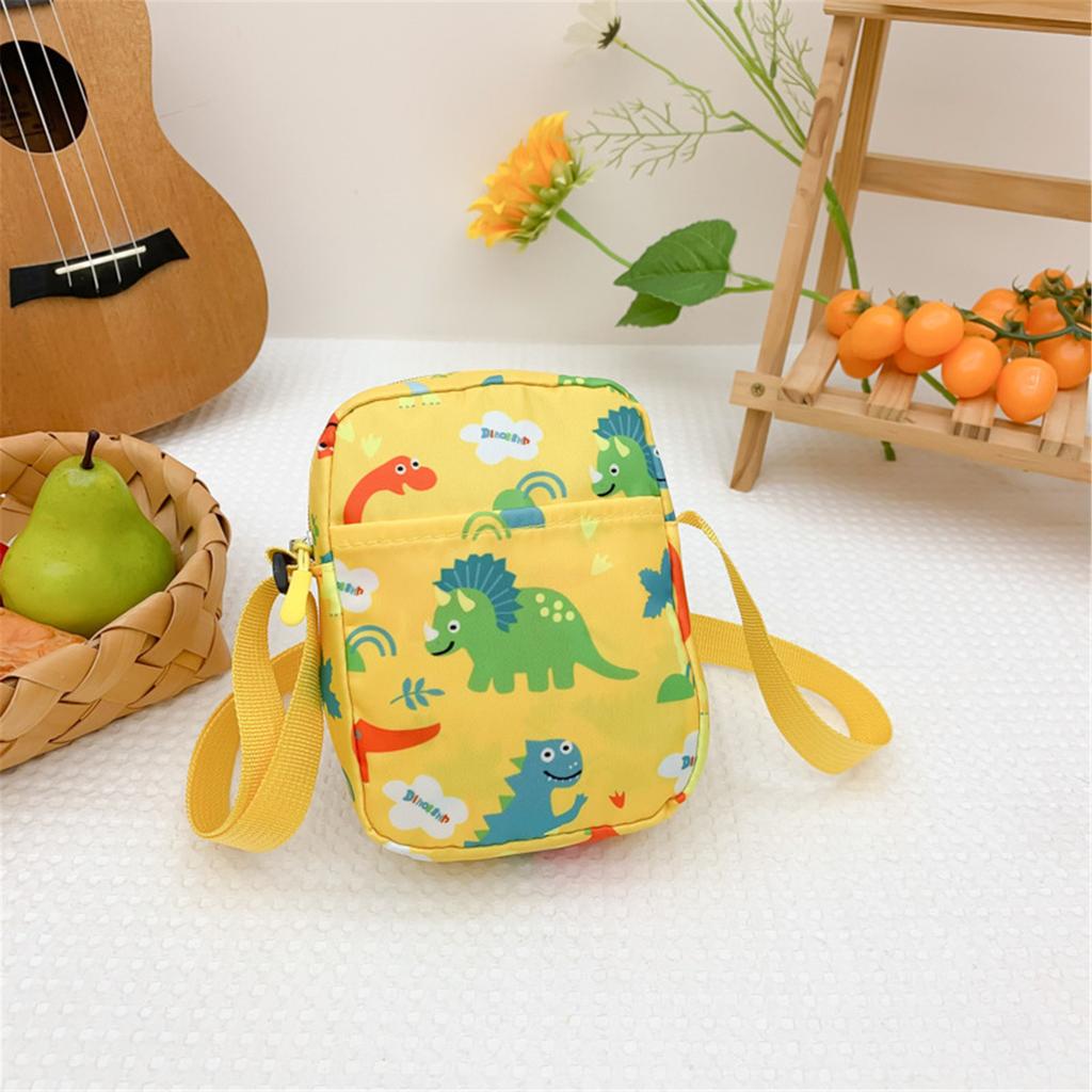 Мини-сумка через плечо для детей с милым рисунком динозавра, сумка через плечо, кошелек, держатель для карт, чехол для хранения телефона