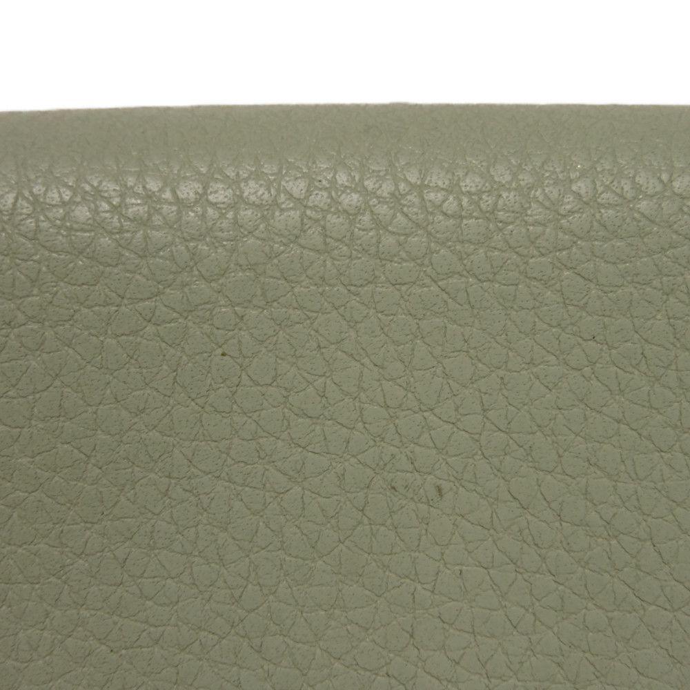 Used 12695 Trifold Wallet C660TR2X03 7942 Pastel Marble Green Ash Gray Brown Anagram Unisex from Japan AUTHENTIC