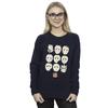 Friday The 13th Womens/Ladies Jason Masks Sweatshirt