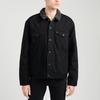 Джинсовая куртка Levis с флисовой подкладкой из хлопка, зимняя, унисекс, черная 16365-0054