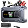 Портативный пуско-зарядное устройство 8000А 160PSI с компрессором, ЖК-дисплеем, светодиодными фонарями и пусковыми проводами