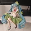 Gifts te style Hatsune Miku Figure For Pretty Girl Four Leaf Clover Flower Fairy Model Decorative Collectibles Great Birthday