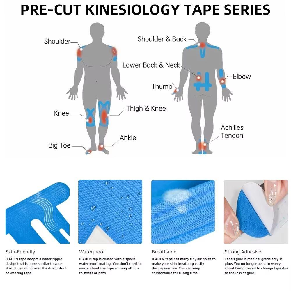 Protector Kinesiology Tape Cotton Elastic Knee Tape Muscle Patch Recovery Stickers Strain