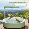 Bird Bath Circulation Pump For Parrots And Canaries With Automatic Rain Shower System