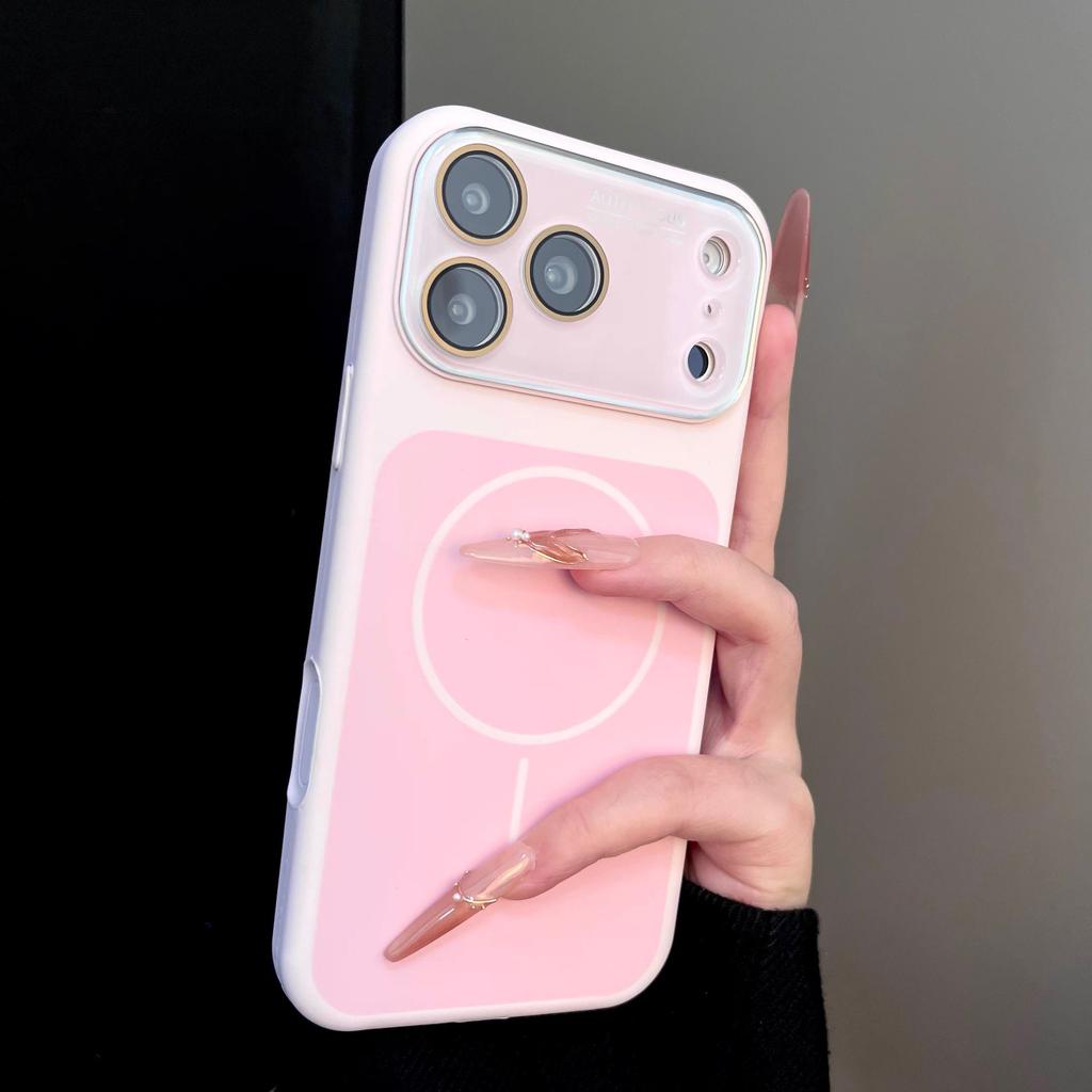 Оригинальный матовый чехол из жидкого силикона с защитой для линз для iPhone 17 Pro 16 15 Pro Max с поддержкой MagSafe