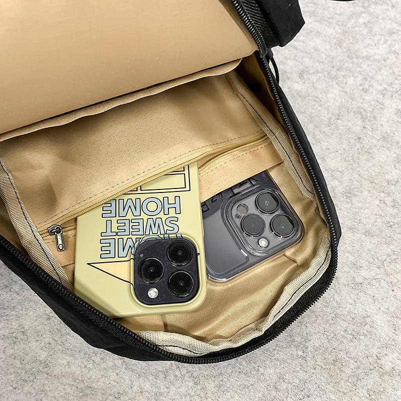 Однотонный легкий нагрудный рюкзак унисекс большой емкости для путешествий и поездок на работу