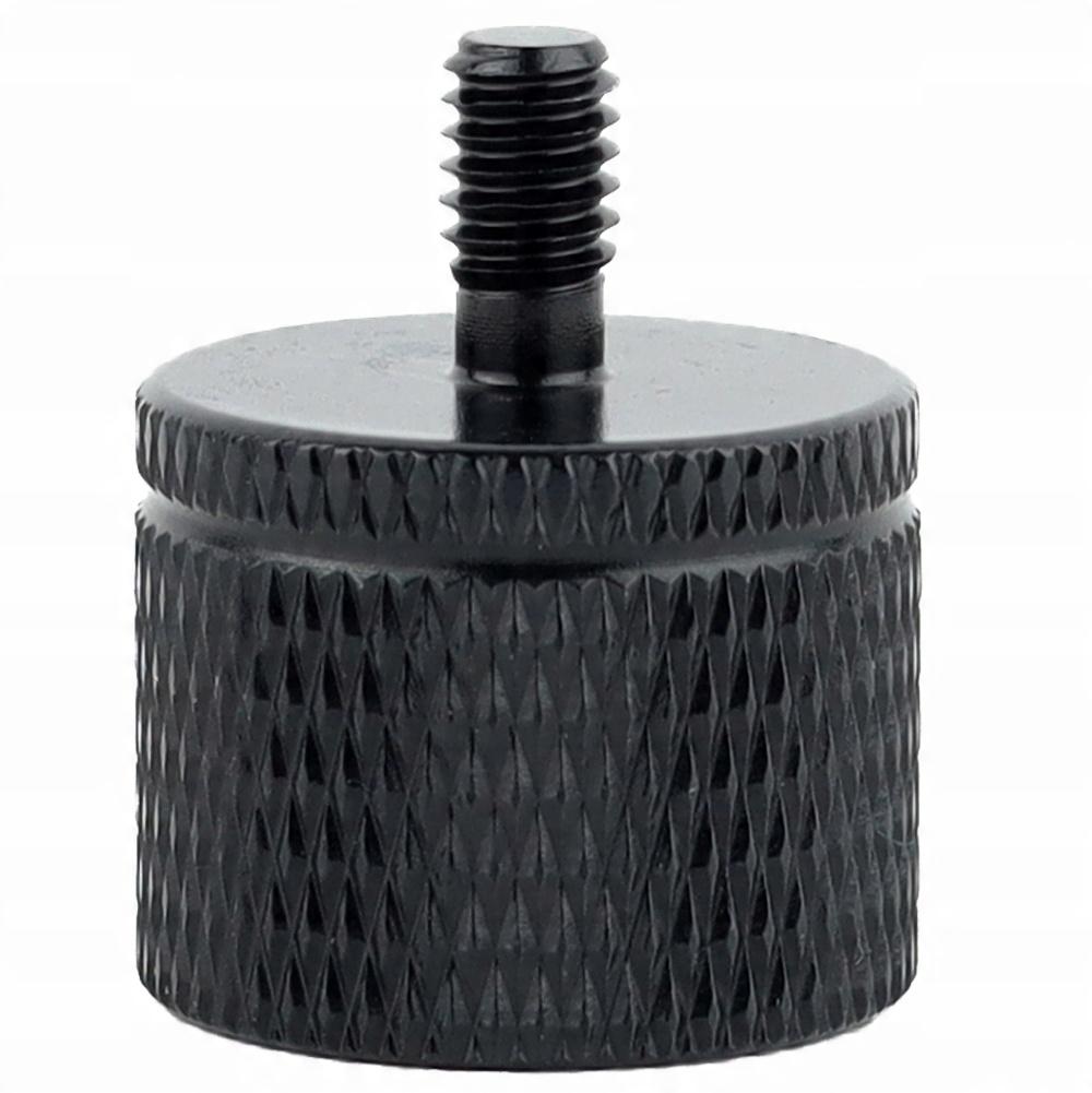 Adapter sleeve reduction 1/4" to M4 tripod aluminum black 20 mm