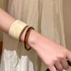 Европейско-американский стиль Неправильный браслет из смолы Богемный ретро кольцо на руку Уникальные массивные браслеты Подарок