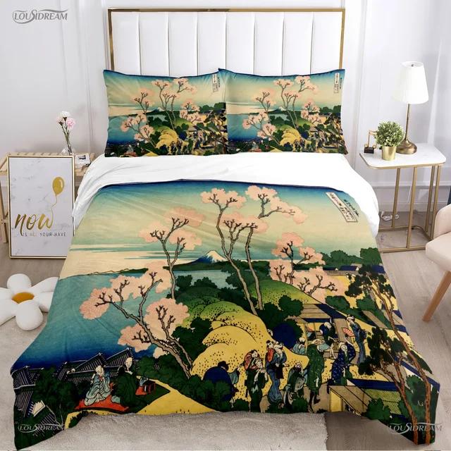 Van Gogh Art Cute Kawaii Пододеяльник Одеяло Постельное белье Мягкий пододеяльник и наволочки для подростков Односпальная/Двуспальная/Queen/King