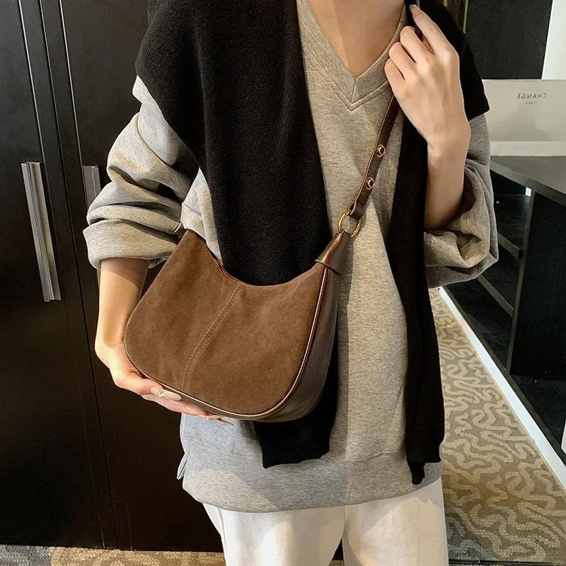 Маленькие подмышечные сумки из искусственной кожи, женская наплечная сумка для женщин, зимний новый тренд, сумка через плечо Y2K, сумки CLE