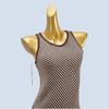 Export Fancy Stripes Vest Skirt Fashion Lazy Women's Bag Hip Silm Slim Looking Sleeveless Knitting Dress