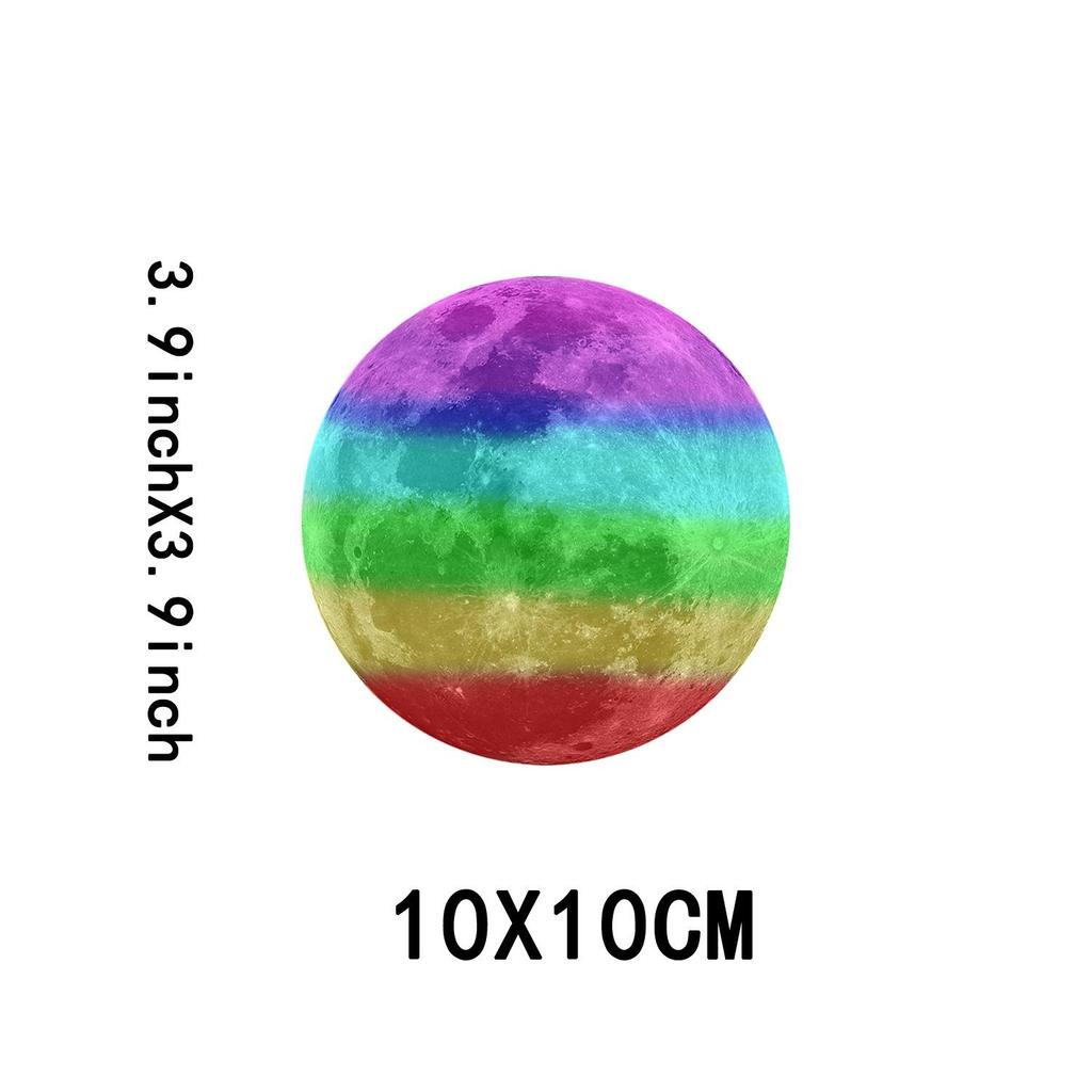 Светящиеся наклейки на стену «Луна и планеты» для детских комнат