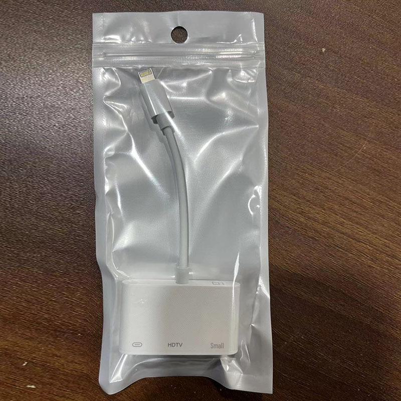 Кабель-адаптер Apple iPhone - HDMI - питание не требуется, Lightning - HDMI высокой четкости