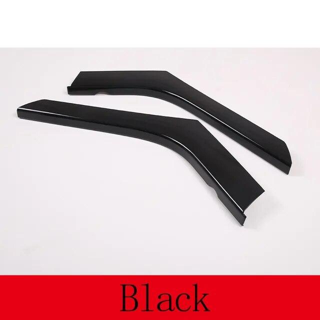 Для Land Rover Range Rover Evoque 2012-2018 ABS углеродное волокно/серебристый автомобильный центр управления боковой отделкой полоса наклейка автомобильные аксессуары