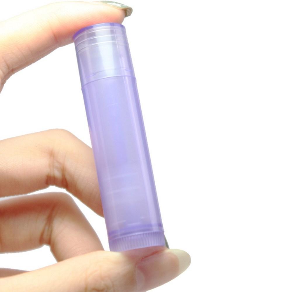 Изготовление бальзама для губ Пустой тюбик из-под блеска для губ 5 мл 5 г 6 цветов Косметический контейнер Баночка для помады Бальзам Дорожный флакон Инструмент для макияжа DIY 100 штук, розовый, 100 штук