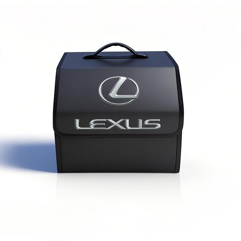 Car Trunk Leather Storage Box Foldable Auto Organizer Bag For Lexus F SPORT ES RX NX LS UX LM LX GX LC RZ IS CT GS RC HS SC LBX