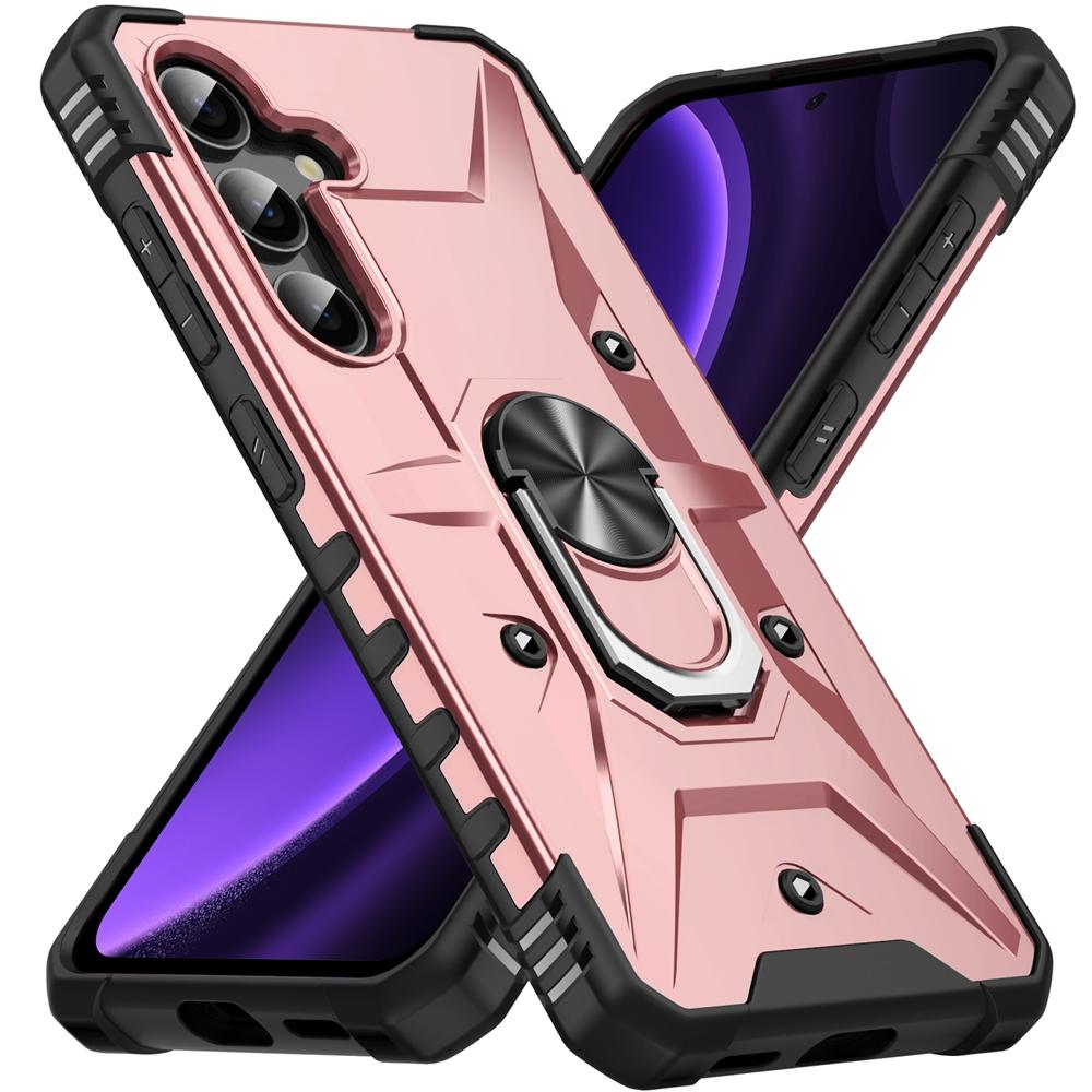 Для Samsung Galaxy A17 5G Чехол Защита Камеры Бронированный Чехол для Телефона для Galaxy A17 A 17 GalaxyA17 Кольцо-Подставка Ударопрочный Funda