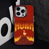 Смешной мультяшный D-Утка Для iPhone 11,12,13,14,15,16,17,Pro,Max,Plus,E,Air,Mini Чехол для телефона IMD Матовый черный