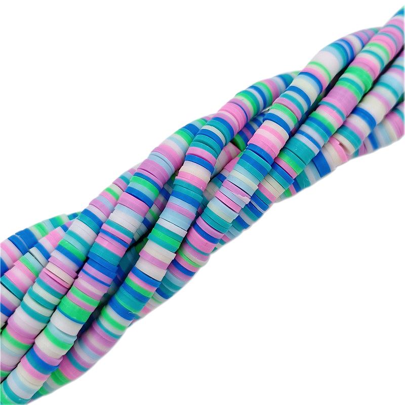 Necklace Bracelet Jewelry Making Multicolor Loose Beads Rainbow Soft Clay DIY For Pendant 13 Colors Mixed Style