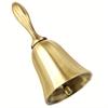 1pc Hand Call Bell Gold Silver Multi-Purpose Bells for Craft Wedding Decoration Alarm School Church Classroom Vintage Bell