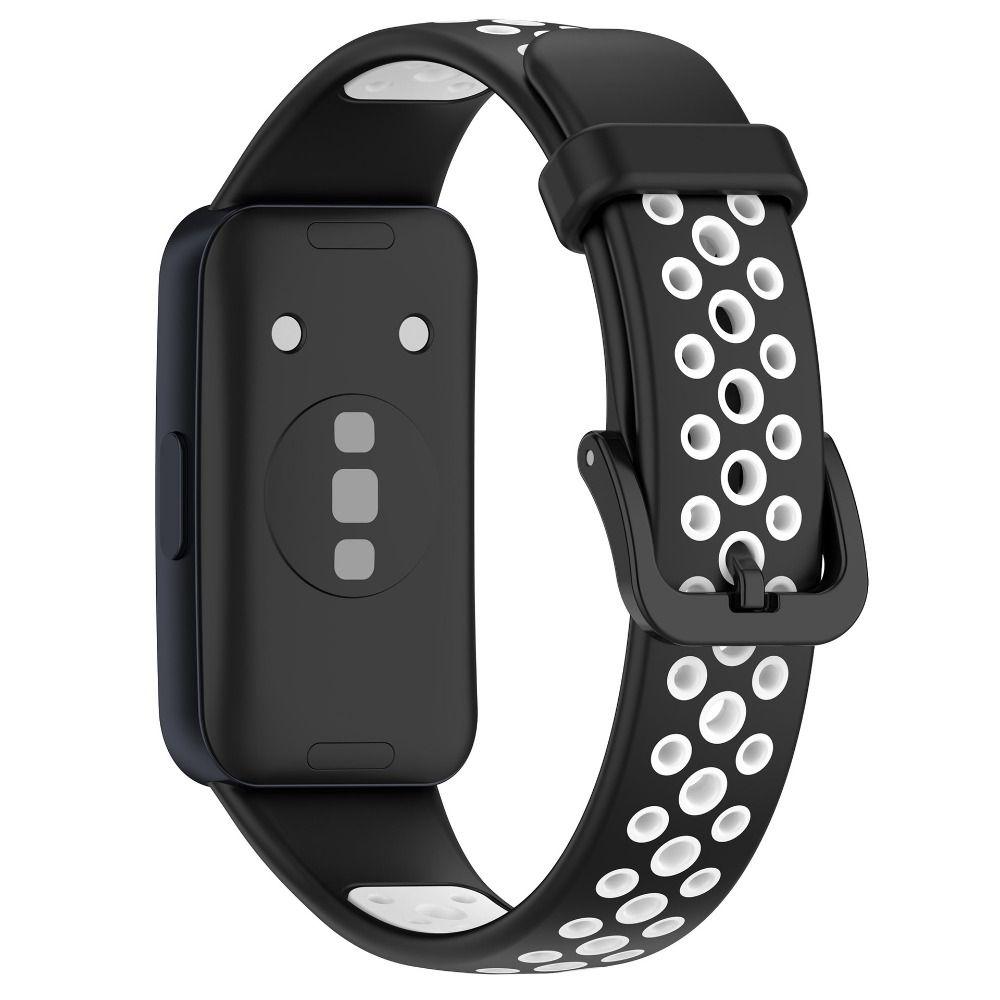 Двухцветный браслет, дышащий ремешок для часов, мягкий силиконовый ремешок для часов Huawei Band 9 8