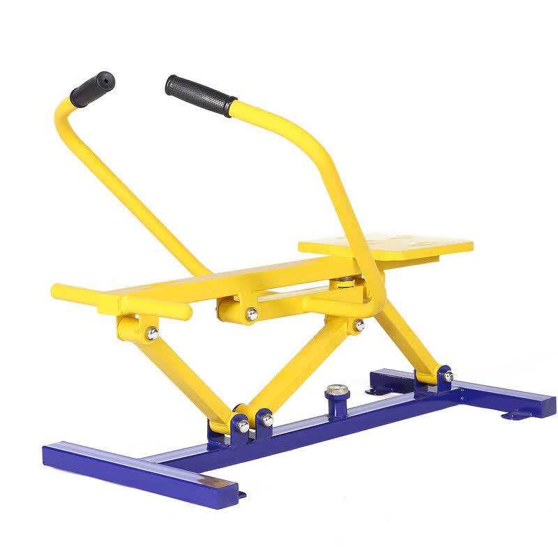 HANDUNYOU Outdoor Solid Wood Rowing Machine
