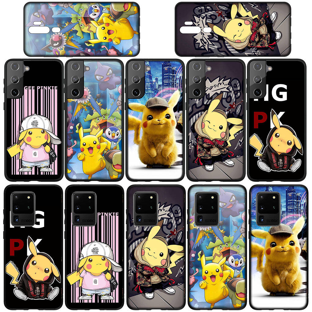 Чехол для телефона для iPhone 17 16 15 Plus Xiaomi Poco F8 F7 X7 X6 M8 C85 C75 C71 Redmi Note 14 12 11 13 Pro Max A4 14C 13C 15C Обои Pokemon GO Пикачу