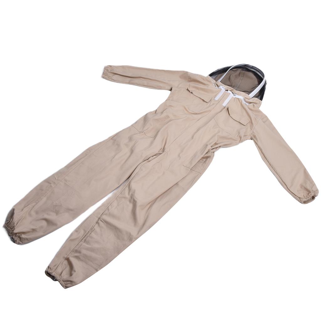 Костюм для пчеловодства, цельный, на молнии, съемная вуаль, шляпа для пчеловодства, принадлежности для пчеловодства, одежда для пчеловодства