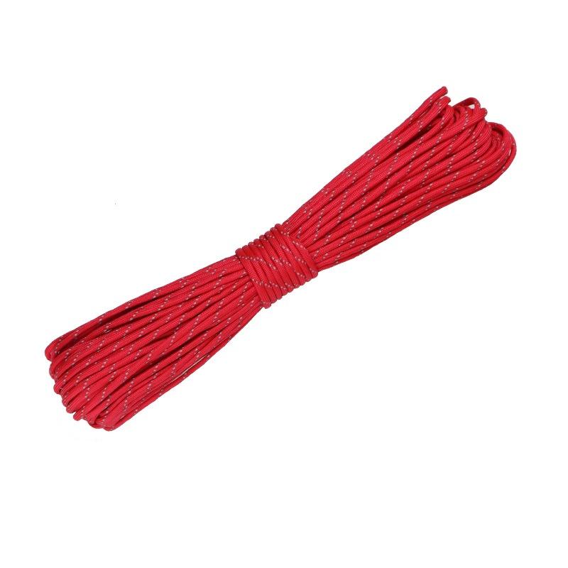 Светоотражающий паракорд 550 военный 7-жильный канат тактический парашютный шнур для кемпинговой палатки сигнальный шнур шнур DIY браслет