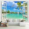 Southeast Asia Seascape Natural Scenery 3D Mural Wall Painting Room Home TV Sofa Background Wall Wallpaper Art Home Decoration