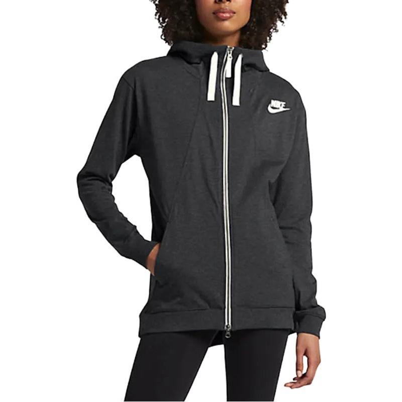 Nike Куртки Женские Черные С Капюшоном Умеренные Другое 854962-032