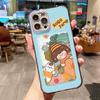 Card Phone Case for iPhone 11 13 XR 15 14 Pro Max iPhone 12 16 7 8 Plus XS Max Samsung S24 S23 A15 A55 A05 A54 Redmi 12 13C 13 9 Cartoon Protection