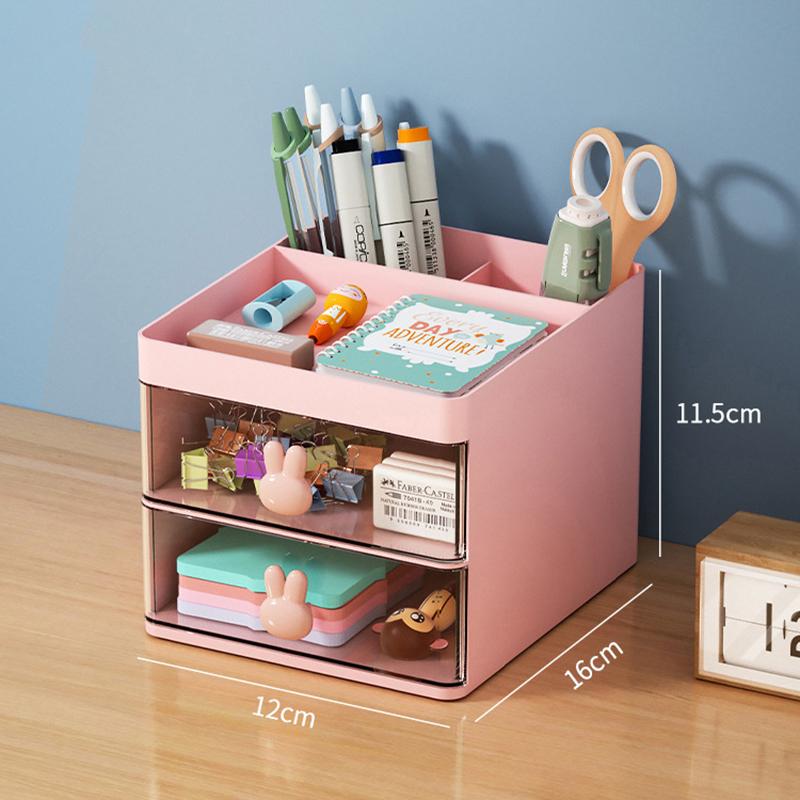 Настольный ящик для хранения, органайзер, прозрачный ящик, тип стола, канцелярские принадлежности, стеллаж для хранения ручного счета, простой держатель для ручек
