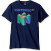Мужская футболка Nintendo с логотипом N64, с коротким рукавом(1)