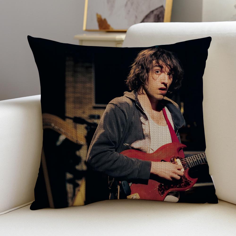 Rock GGeeseS Cushion Cover Breathable and skinfriendly linen pillowcase square removable and washable cushion