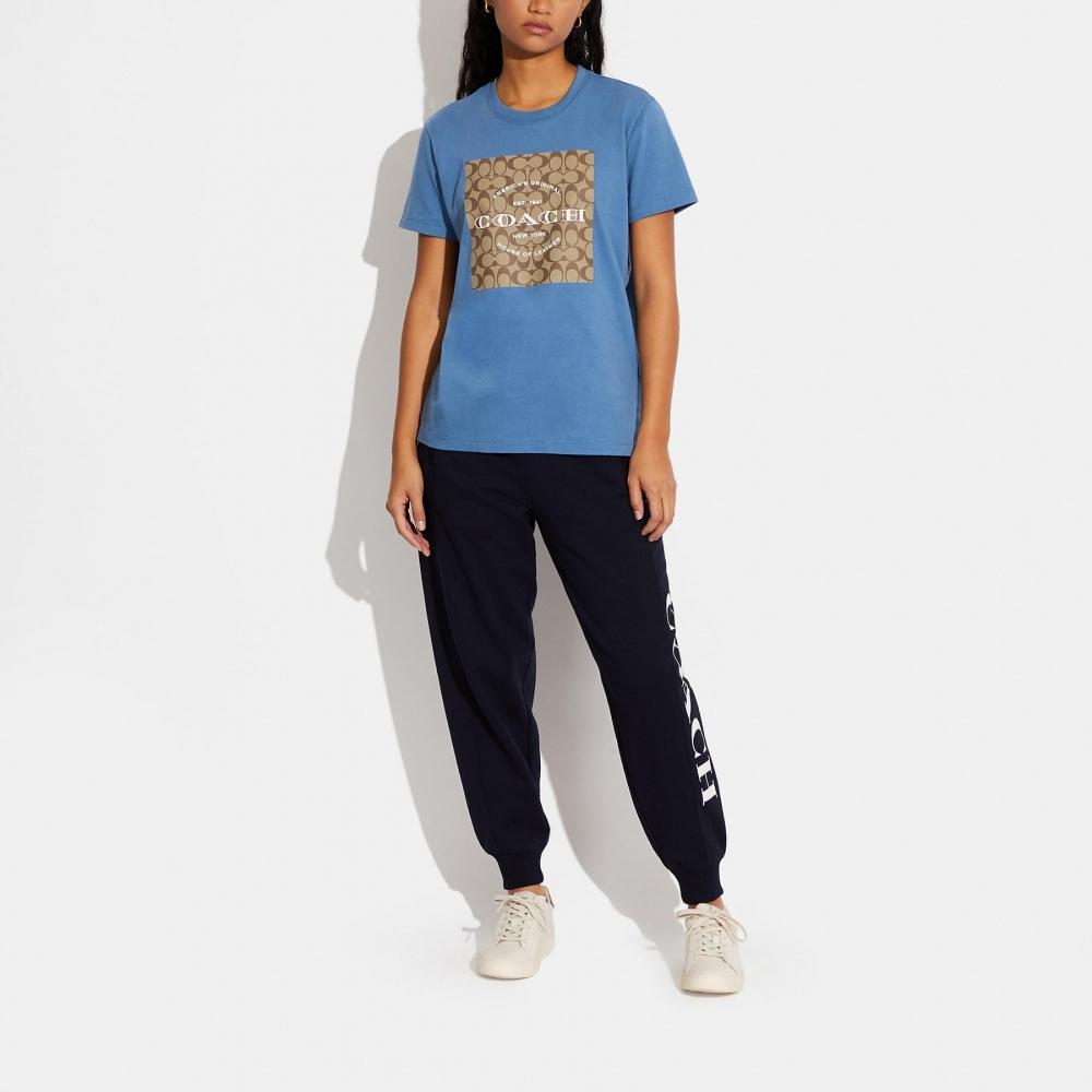 Coach Фирменная футболка белая