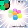1pcs Random Squeeze Decompression Sticky Ball Toy Glow In The Dark Relief Stress