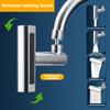 1шт четырехскоростной поворотный кран для посудомоечной машины, небольшой кран с летающим дождем, смеситель для душа, водопад, аэратор