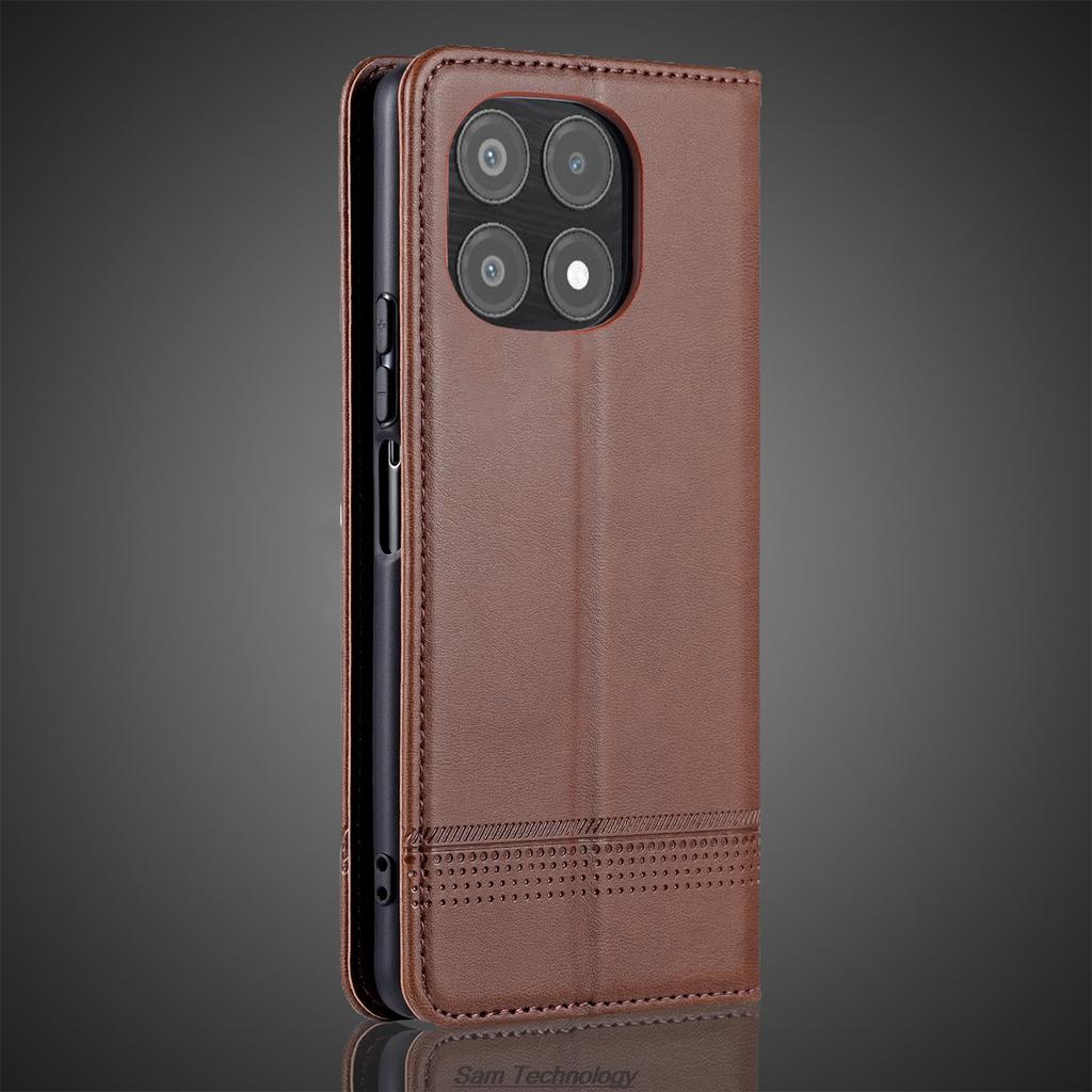 Роскошный магнитный адсорбционный кожаный чехол для Xiaomi POCOPHONE POCO X6 Pro 5G Flip Cover Защитный чехол Capa Fundas Coque